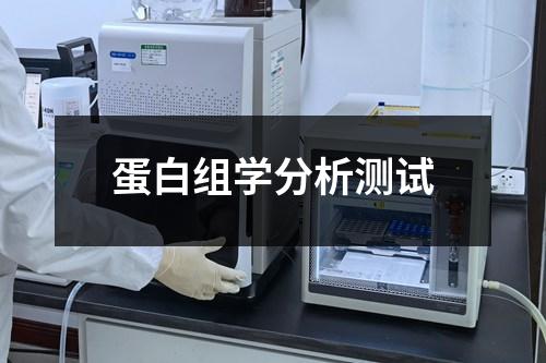 蛋白组学分析测试