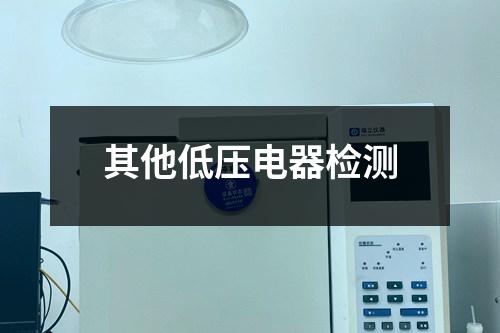 其他低压电器检测