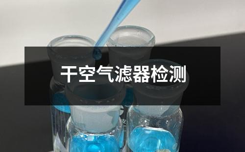 干空气滤器检测