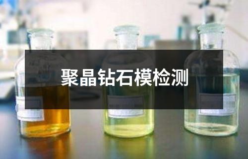 聚晶钻石模检测