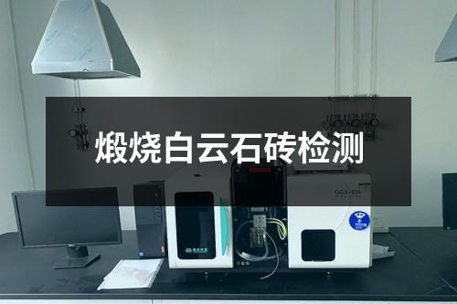 煅烧白云石砖检测