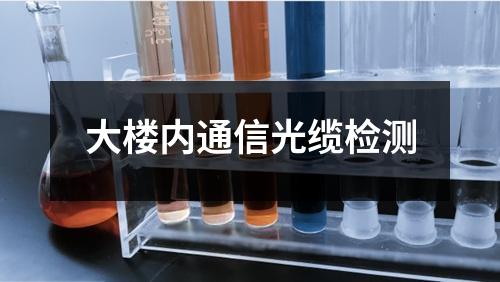 大楼内通信光缆检测