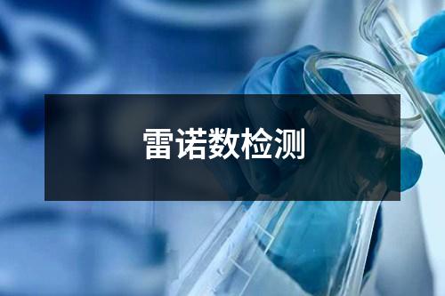 雷诺数检测