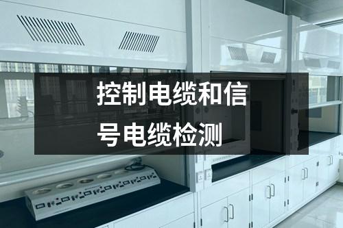 控制电缆和信号电缆检测