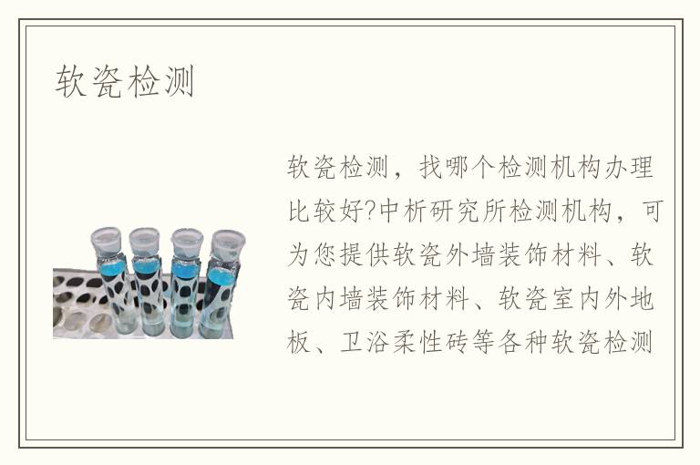 软瓷检测