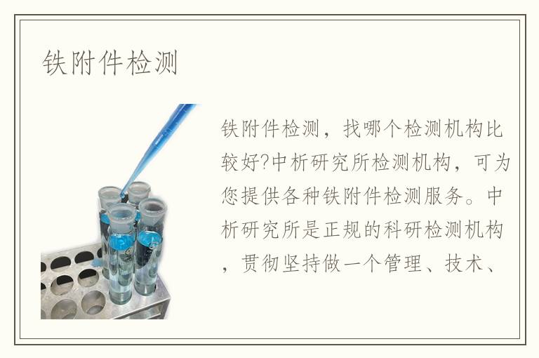 铁附件检测