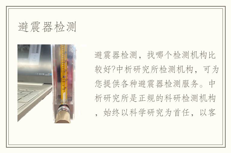 避震器检测